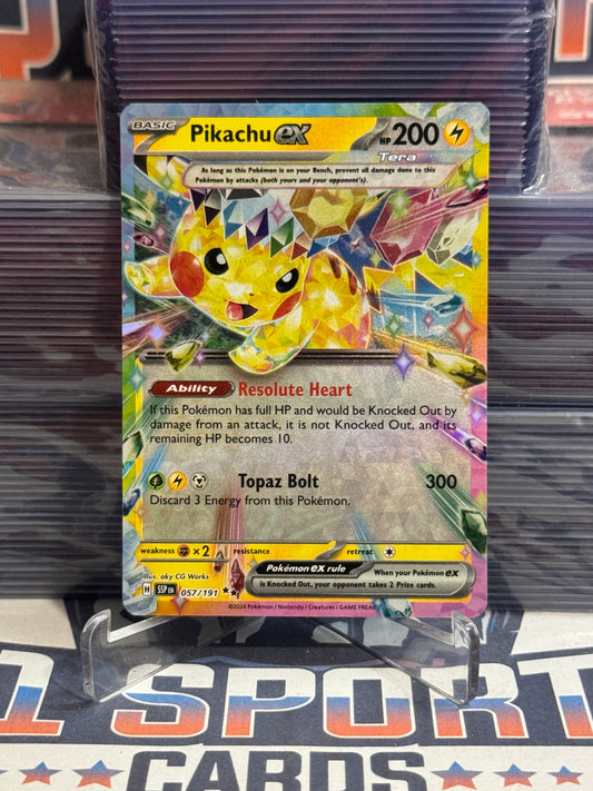 Pokemon TCG: Surging Sparks - Pikachu EX (Double Rare) #57