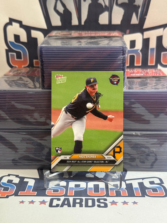 2024 Topps Now (All-Star Game /3,780) Paul Skenes Rookie #ASG-PS