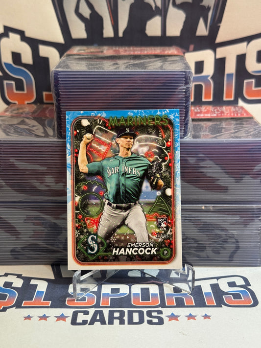 2024 Topps Holiday Emerson Hancock Rookie #H197