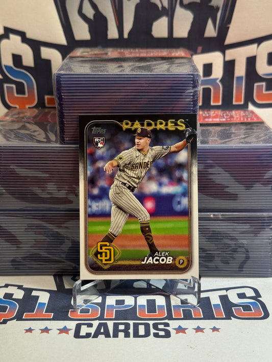 2024 Topps Update Alek Jacob Rookie #US66