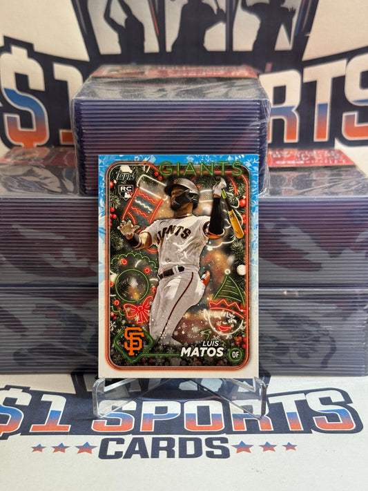 2024 Topps Holiday Luis Matos Rookie #H70