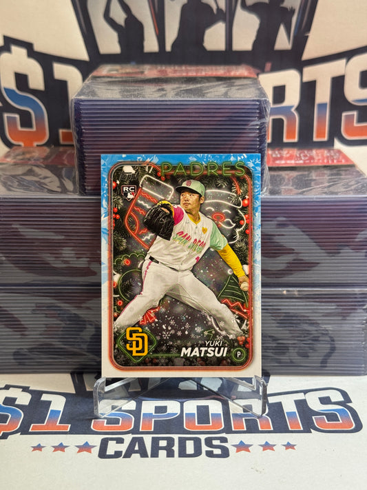 2024 Topps Holiday Yuki Matsui Rookie #H191