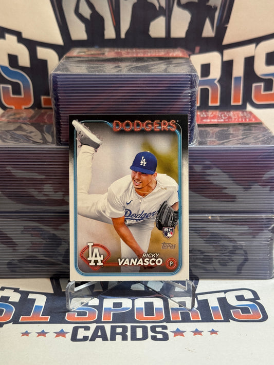 2024 Topps Update Ricky Vanasco Rookie #US38