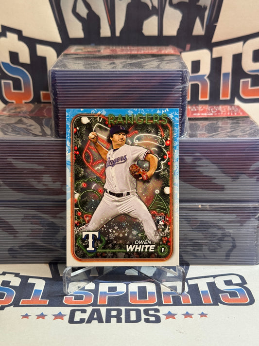 2024 Topps Holiday Owen White Rookie #H143