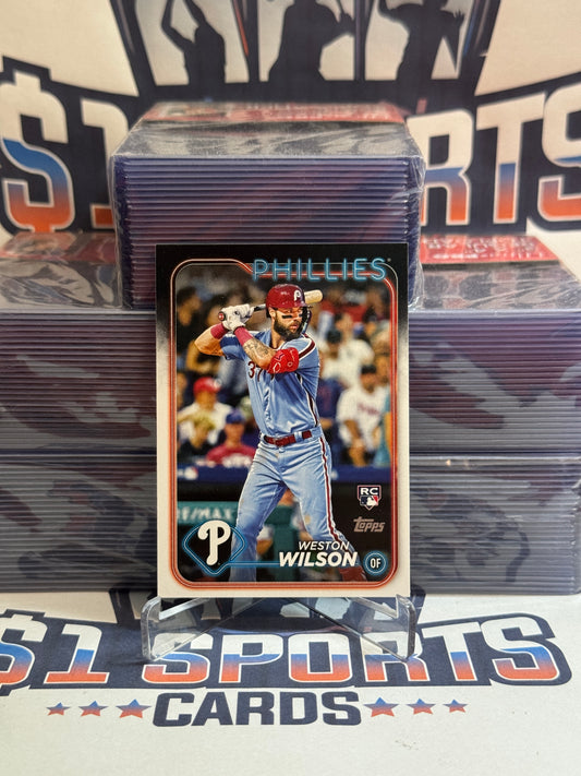 2024 Topps Weston Wilson Rookie #658