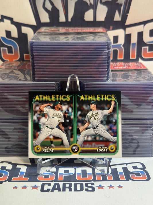 2024 Topps Update (Rookie Combos) Angel Felipe & Easton Lucas #US306
