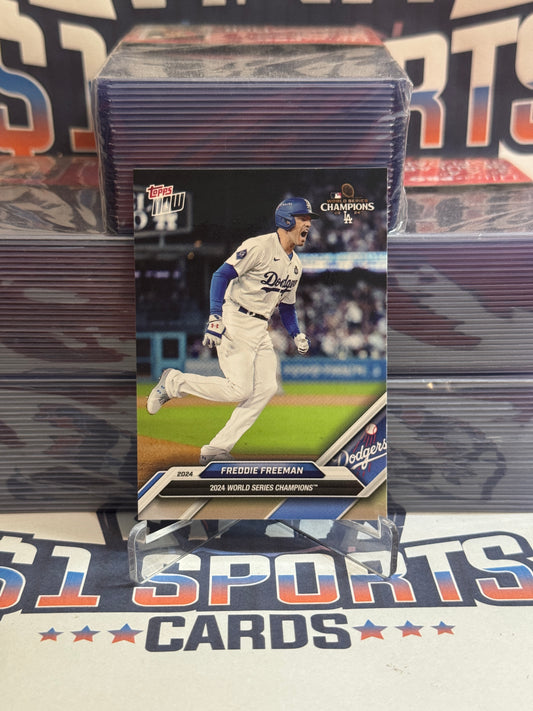 2024 Topps Now (World Series /37,082) Freddie Freeman #WS-13