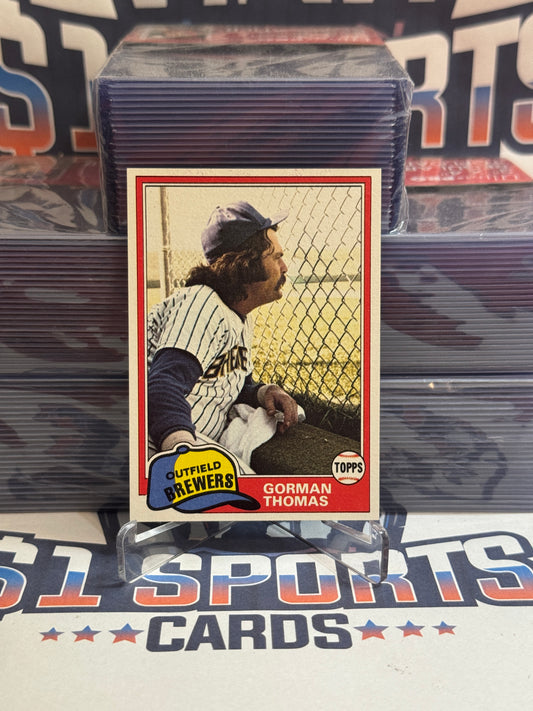 1981 Topps Gorman Thomas #135