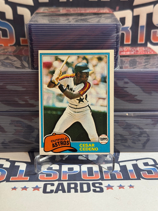 1981 Topps Cesar Cedeno #190