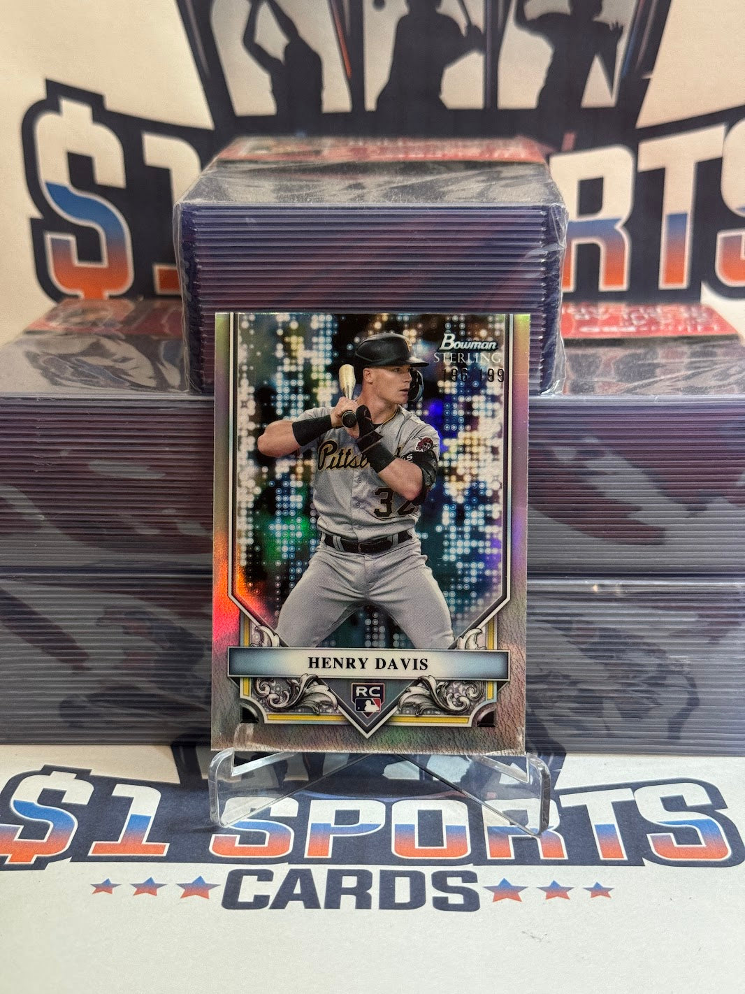 2024 Bowman Sterling (Refractor 196/199) Henry Davis Rookie #BSR-2