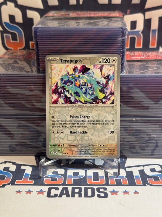 Pokemon TCG: Surging Sparks - Terapagos (Reverse Holo, Rare) #161
