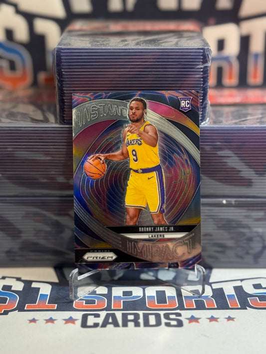 2024 Panini Prizm (Instant Impact) Bronny James Jr. Rookie #7