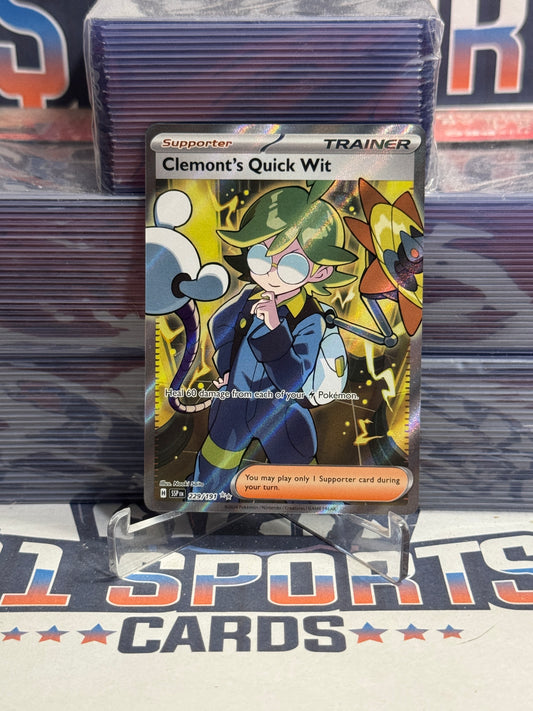 Pokemon TCG: Surging Sparks - Clemont's Quick Wit (Ultra Rare) #229