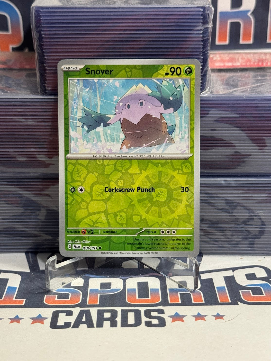 Pokemon TCG: Paldea Evolved - Snover (Reverse Holo, Common) #10