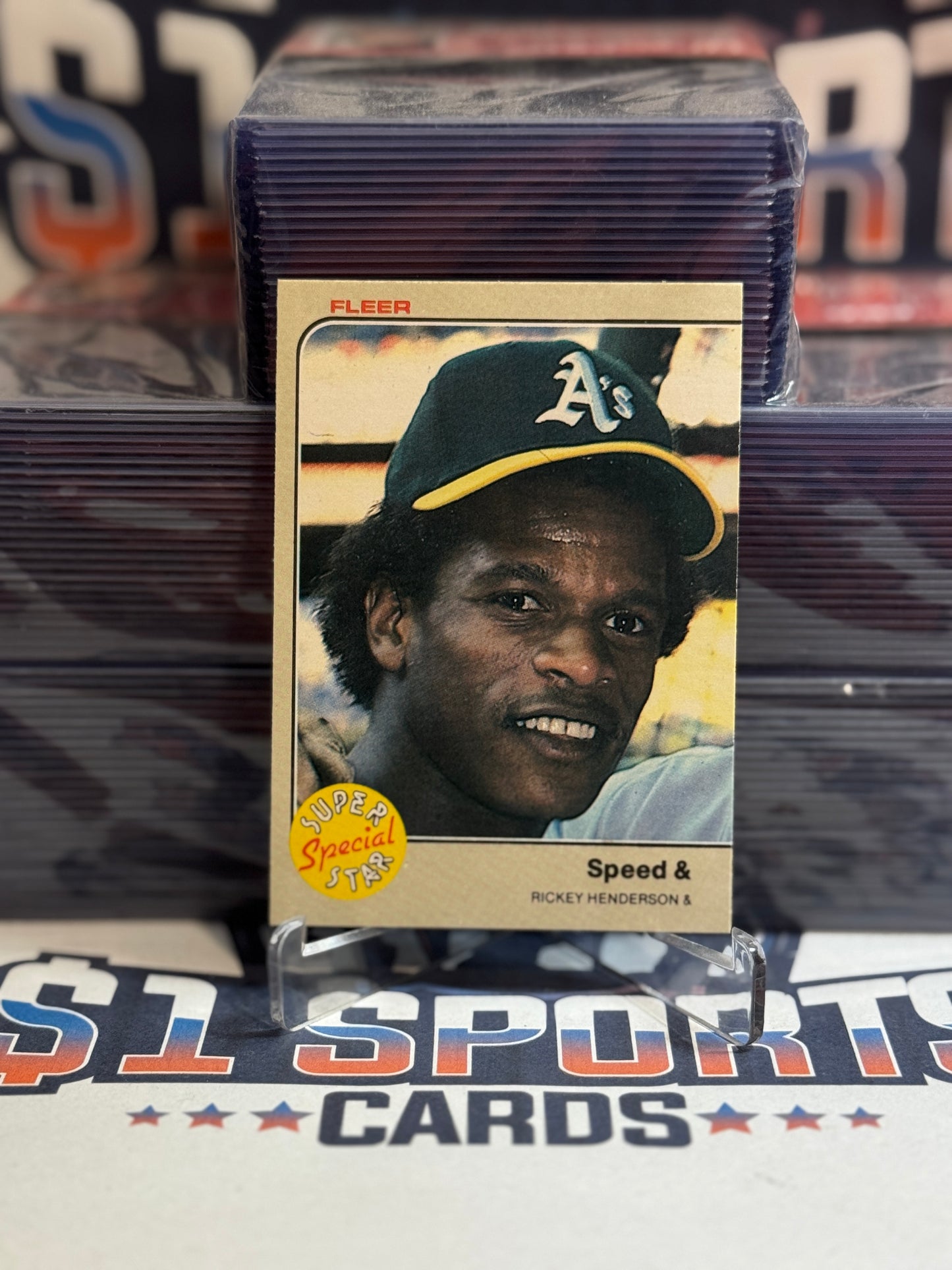 1983 Fleer (Superstar Special) Rickey Henderson #646