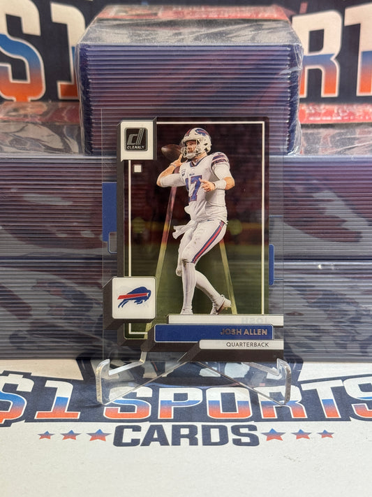 2022 Donruss Clearly Josh Allen #5