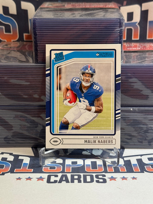 2024 Donruss (Rated Rookie) Malik Nabers #383