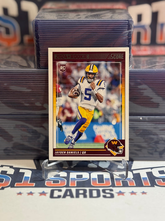 2024 Score Jayden Daniels Rookie #302