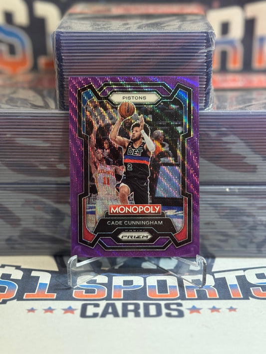 2023 Panini Prizm (Purple Prizm, Monopoly) Cade Cunningham #25