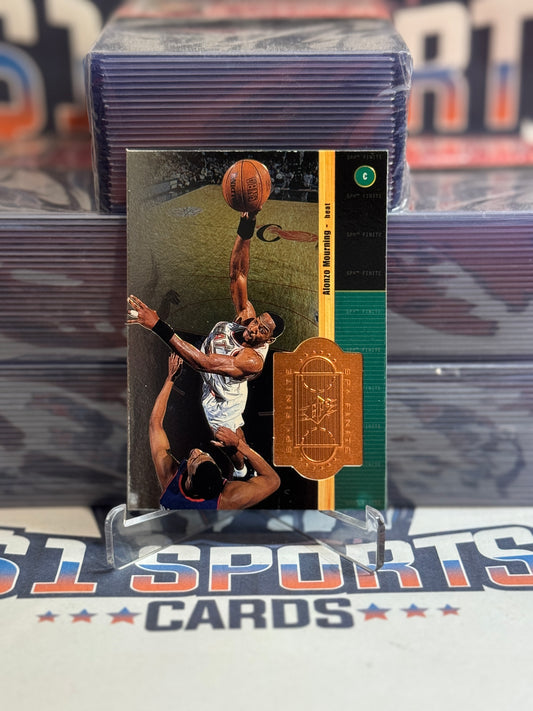 1998 Upper Deck SPx Finite (485/10,000) Alonzo Mourning #80