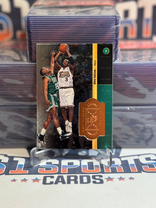 1998 Upper Deck SPx Finite (919/10,000) Allen Iverson #75