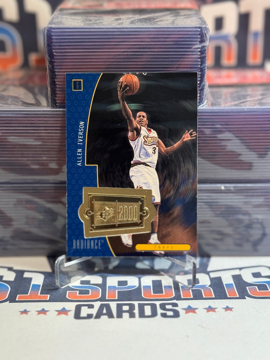 1998 Upper Deck SPx Finite (Radiance 1,033/2,025) Allen Iverson #163
