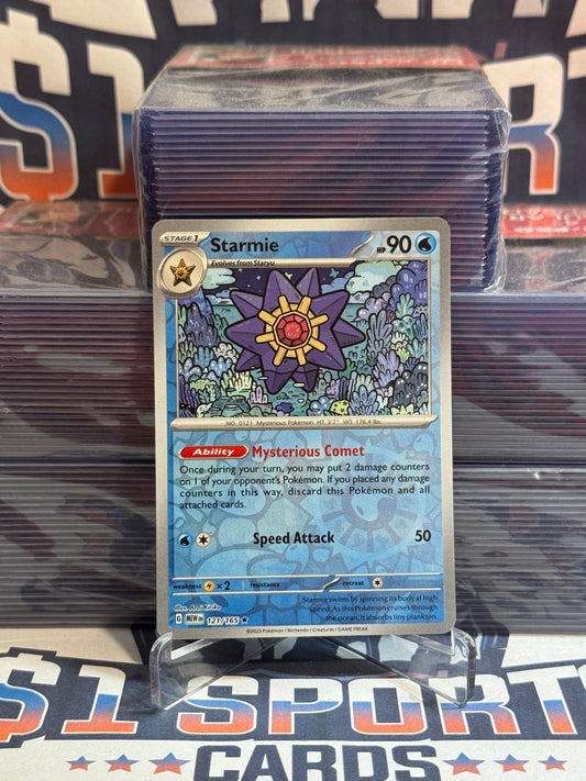 Pokemon TCG: Scarlet & Violet 151 - Starmie (Reverse Holo, Rare) #121