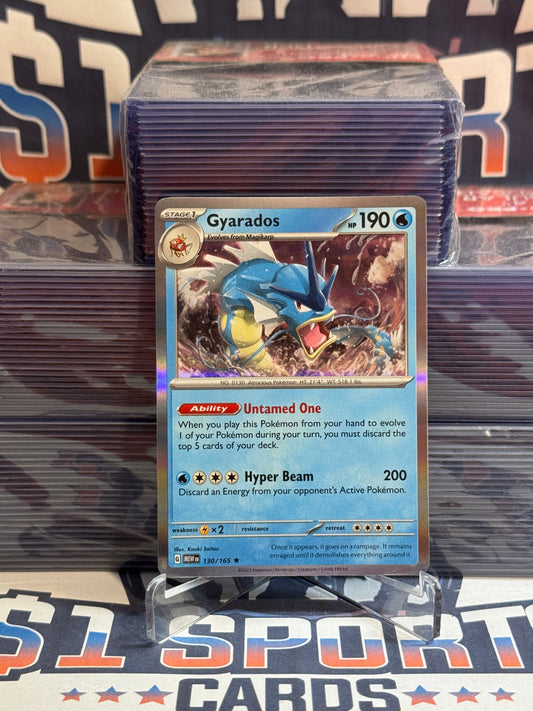 Pokemon TCG: Scarlet & Violet 151 - Gyarados (Holo, Rare) #130