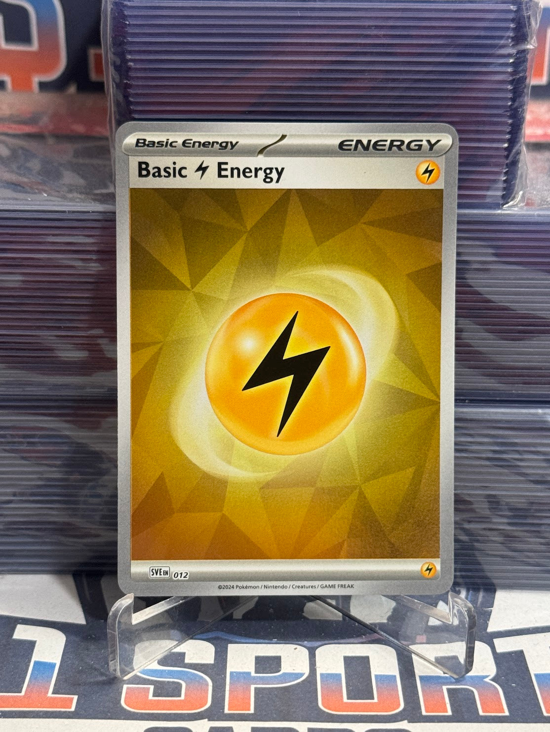 Pokemon TCG: Scarlet & Violet - Lightning Basic Energy (Holo) #12