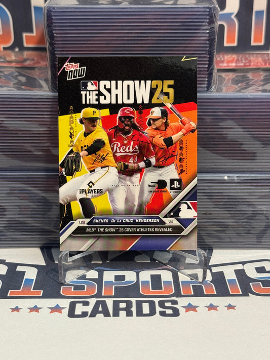 2025 Topps Now (/19,228) Paul Skenes, Elly De La Cruz, Gunnar Henderson #OS-17