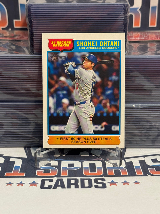 2025 Topps Heritage (Record Breaker) Shohei Ohtani #1