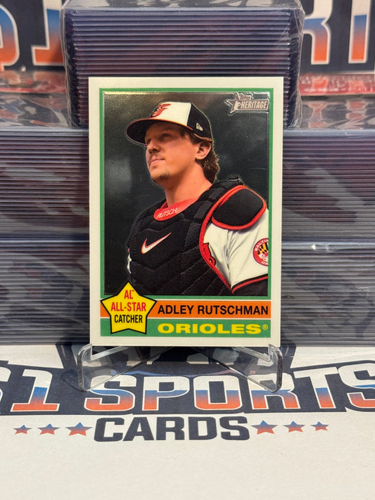 2025 Topps Heritage (Chrome, All-Star) Adley Rutschman #294