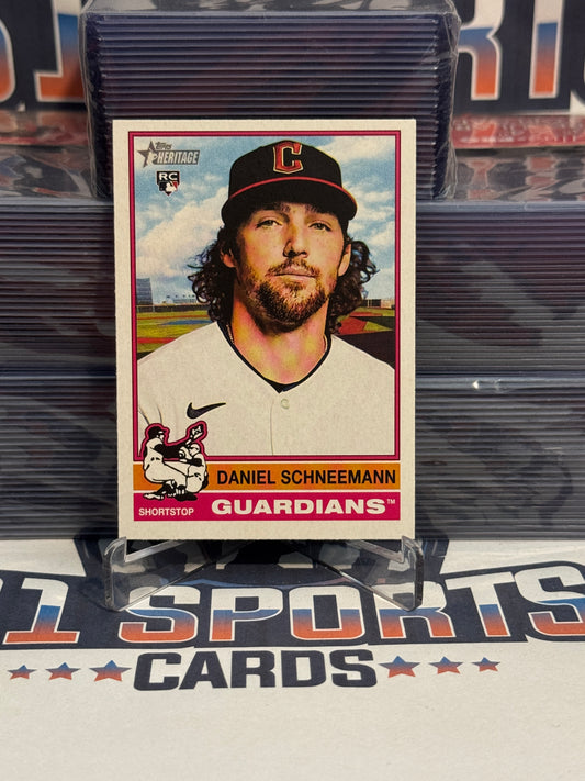 2025 Topps Heritage Daniel Schneemann Rookie #332