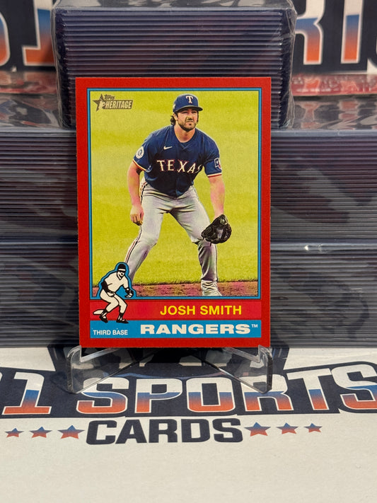 2025 Topps Heritage (Red Border) Josh Smith #265