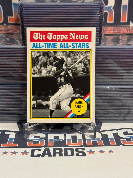 2025 Topps Heritage (All-Time All-Stars) Hank Aaron #346