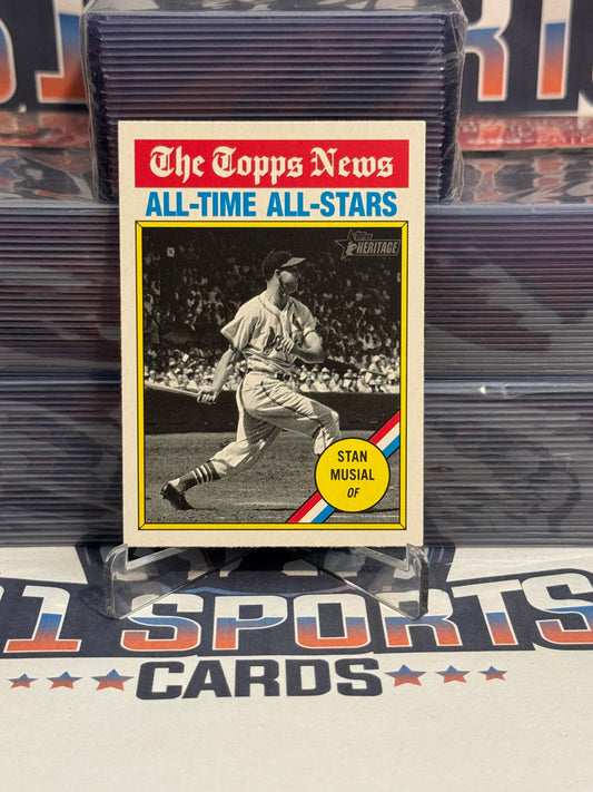 2025 Topps Heritage (All-Time All-Stars) Stan Musial #350