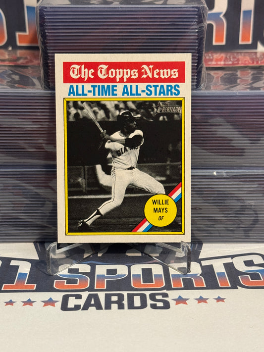 2025 Topps Heritage (All-Time All-Stars) Willie Mays #341