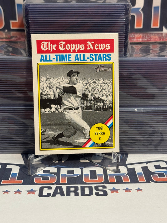 2025 Topps Heritage (All-Time All-Stars) Yogi Berra #344