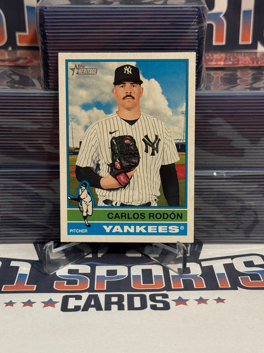 2025 Topps Heritage (Short Print) Carlos Rodon #481