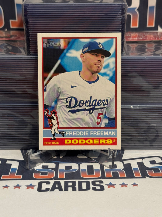 2025 Topps Heritage Freddie Freeman #206