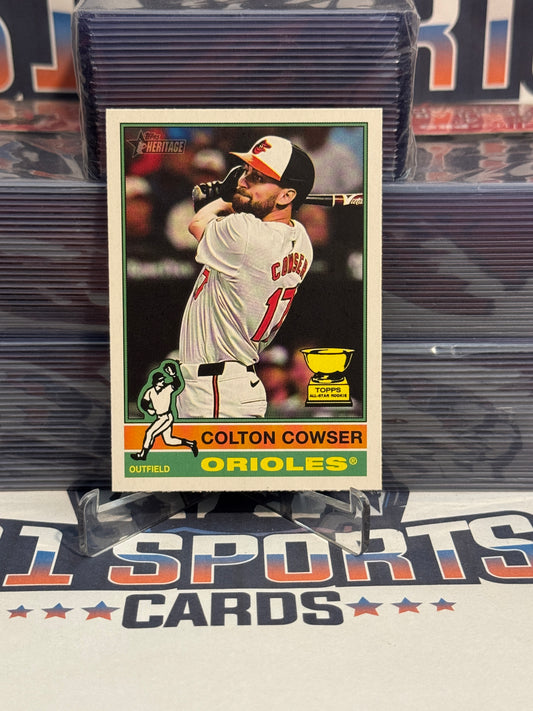 2025 Topps Heritage (Rookie Cup) Colton Cowser #245