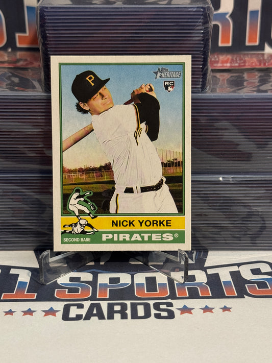 2025 Topps Heritage Nick Yorke Rookie #80