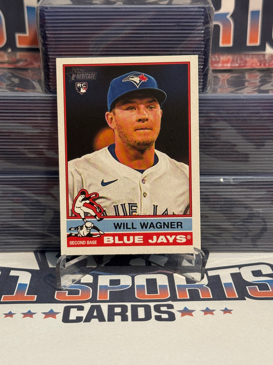 2025 Topps Heritage Will Wagner Rookie #35