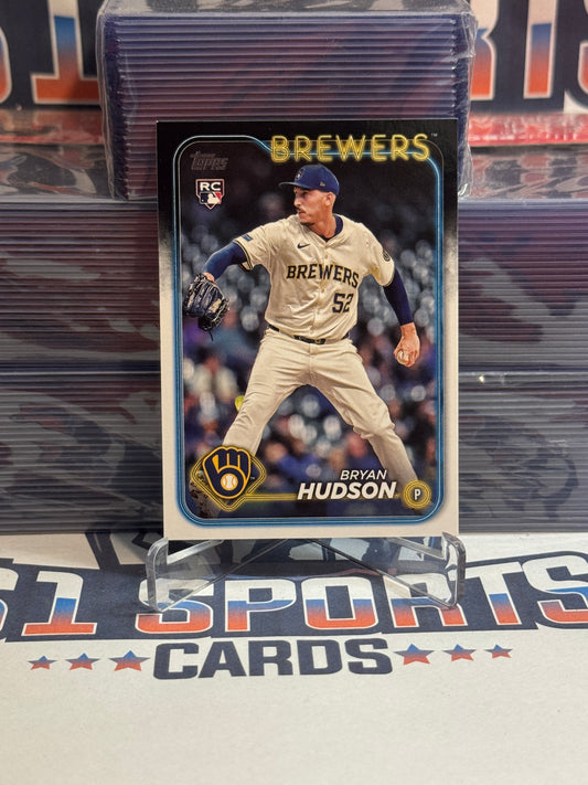 2024 Topps Update Bryan Hudson Rookie #US105