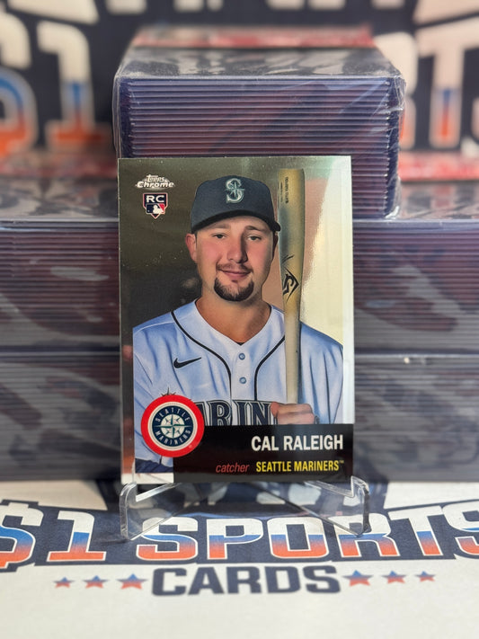 2022 Topps Chrome Platinum Anniversary Cal Raleigh Rookie #237