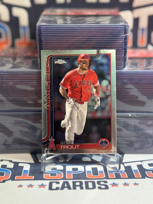 2025 Topps Chrome Mike Trout #100