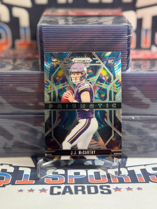 2024 Panini Prizm (Prizmatic) J.J. McCarthy Rookie #8
