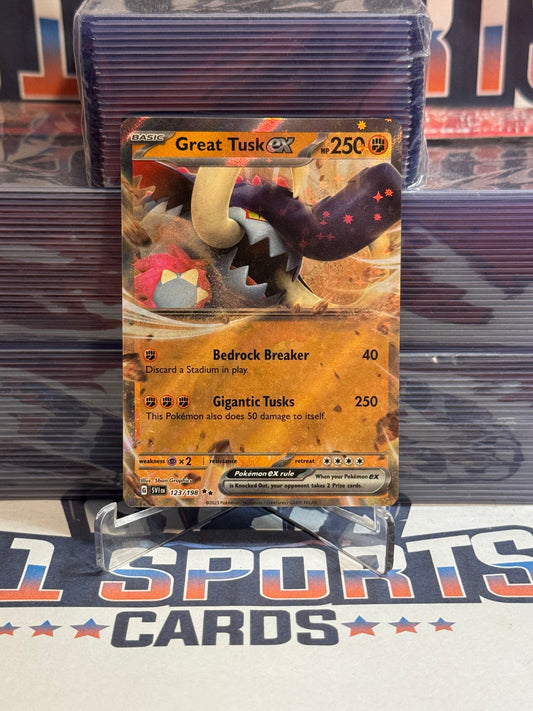 Pokemon TCG: Paldean Fates - Great Tusk EX (Double Rare) #123