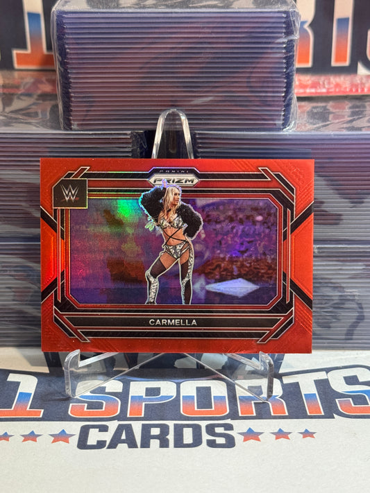 2023 Panini Prizm WWE (Red Prizm 36/299) Carmella #88
