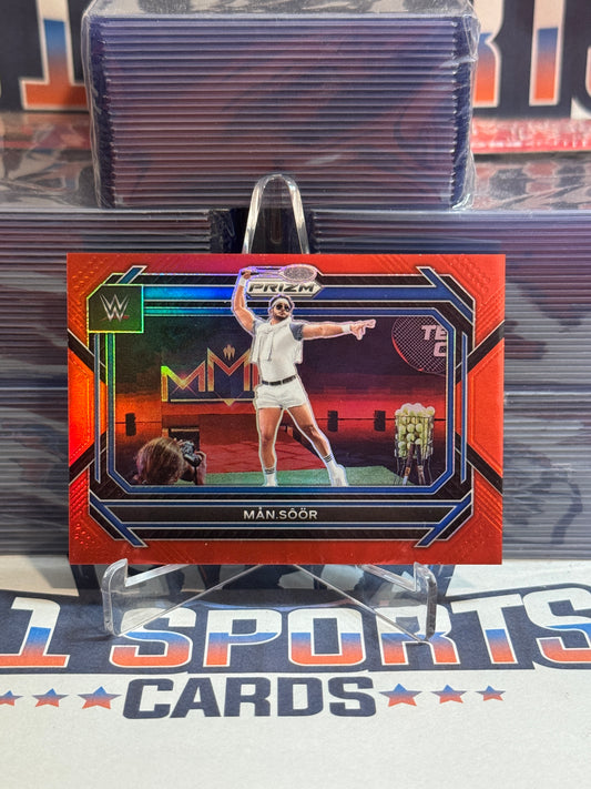 2023 Panini Prizm WWE (Red Prizm 149/299) Mansoor #65